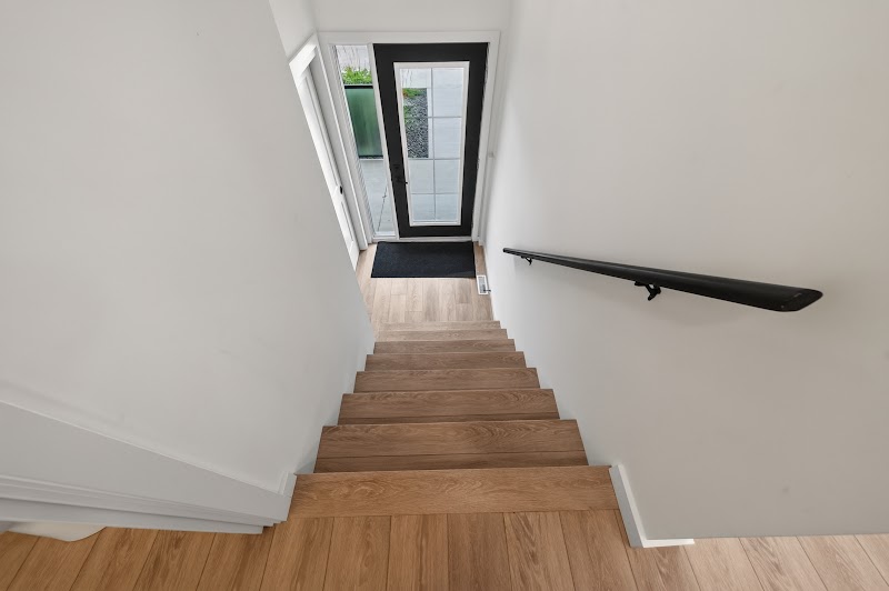 The entry door from inside