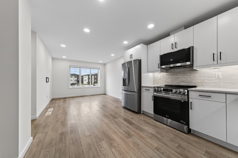 The main floor looking toward the kitchen