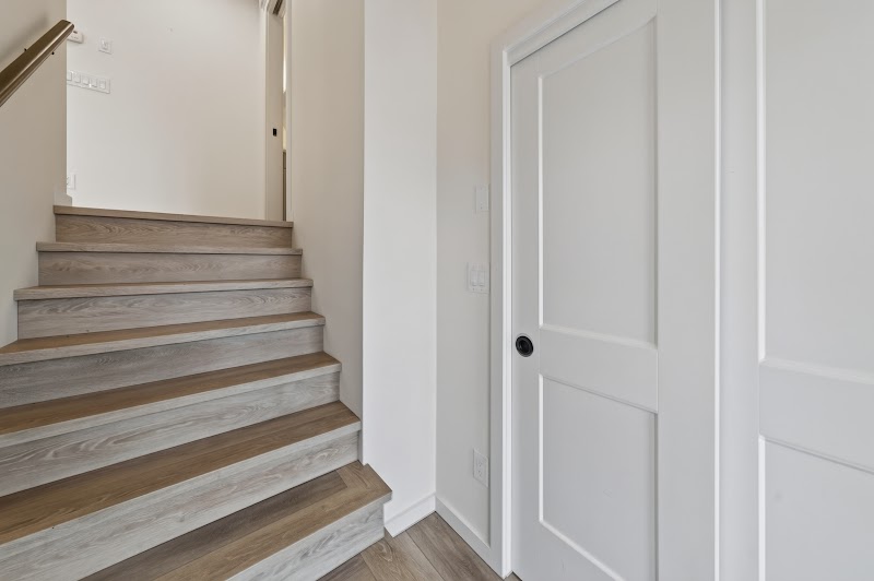 The stair treads
