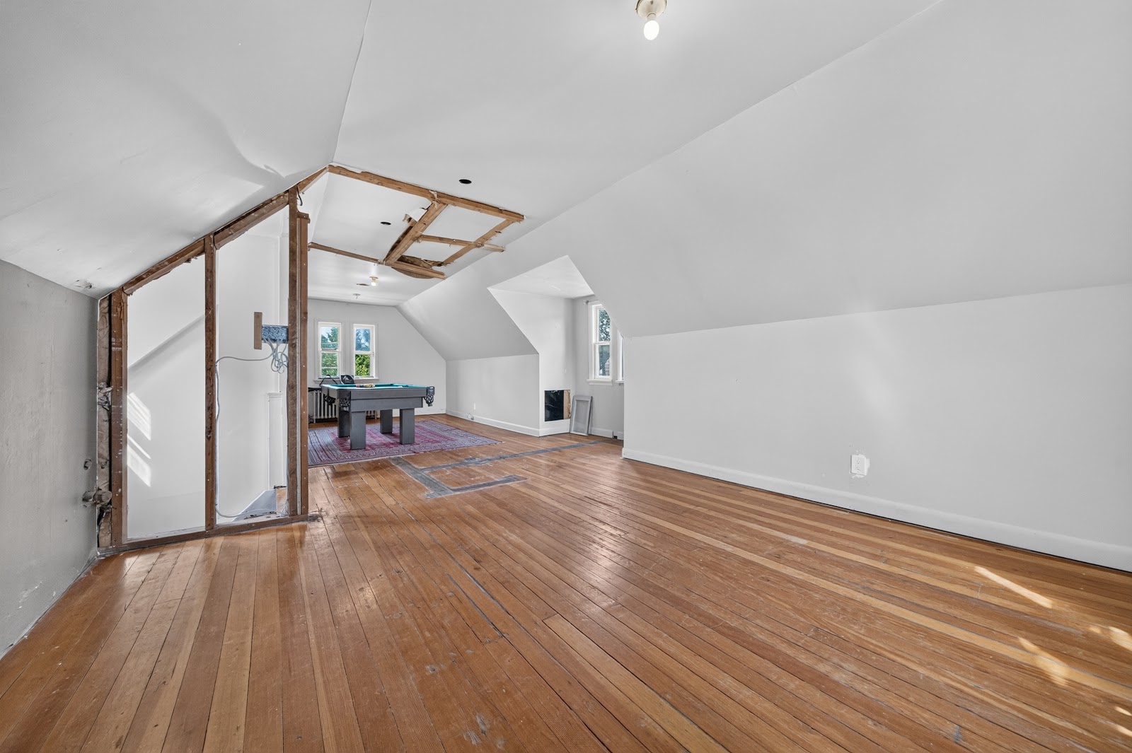 The attic loft today