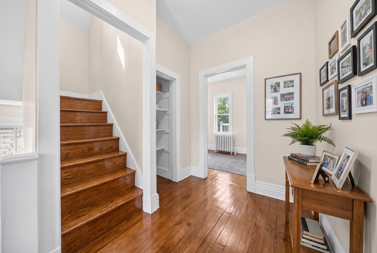 The staircase, renovation concept render