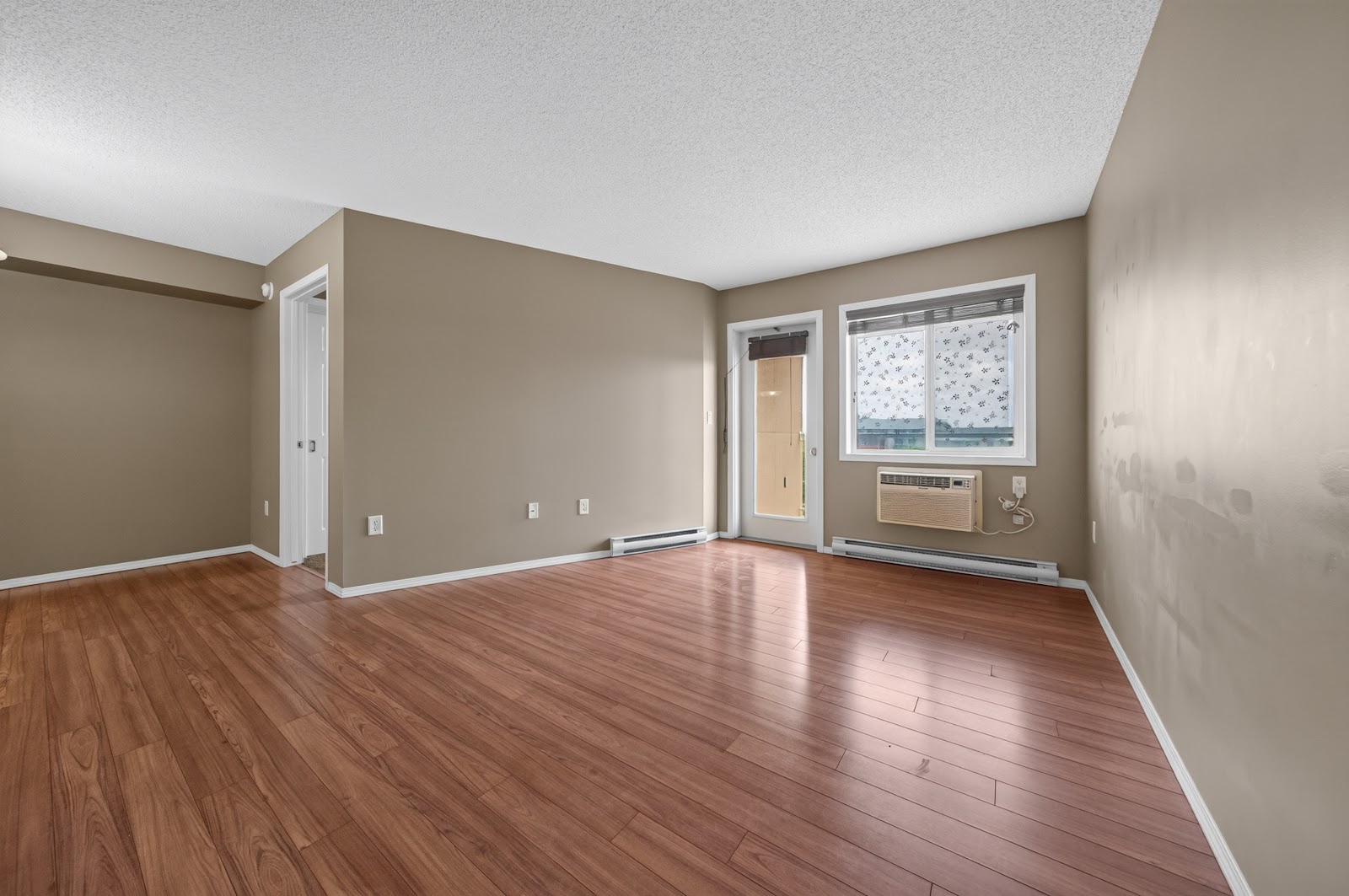 The living area, empty