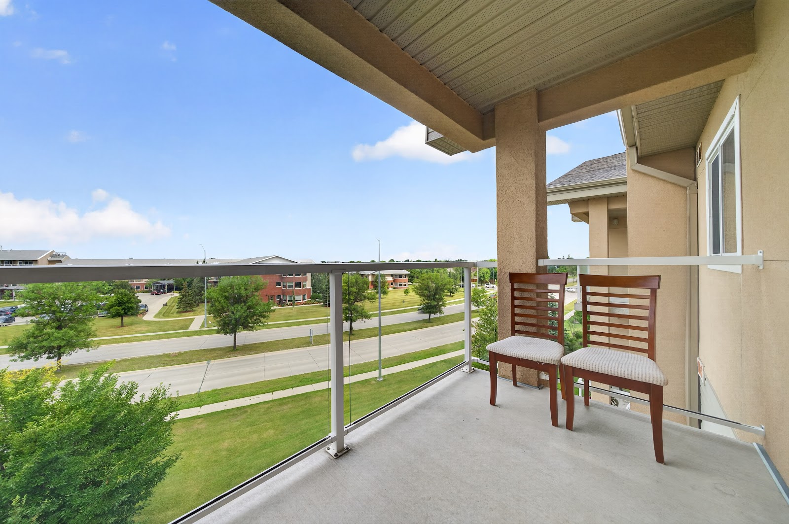 The balcony, empty