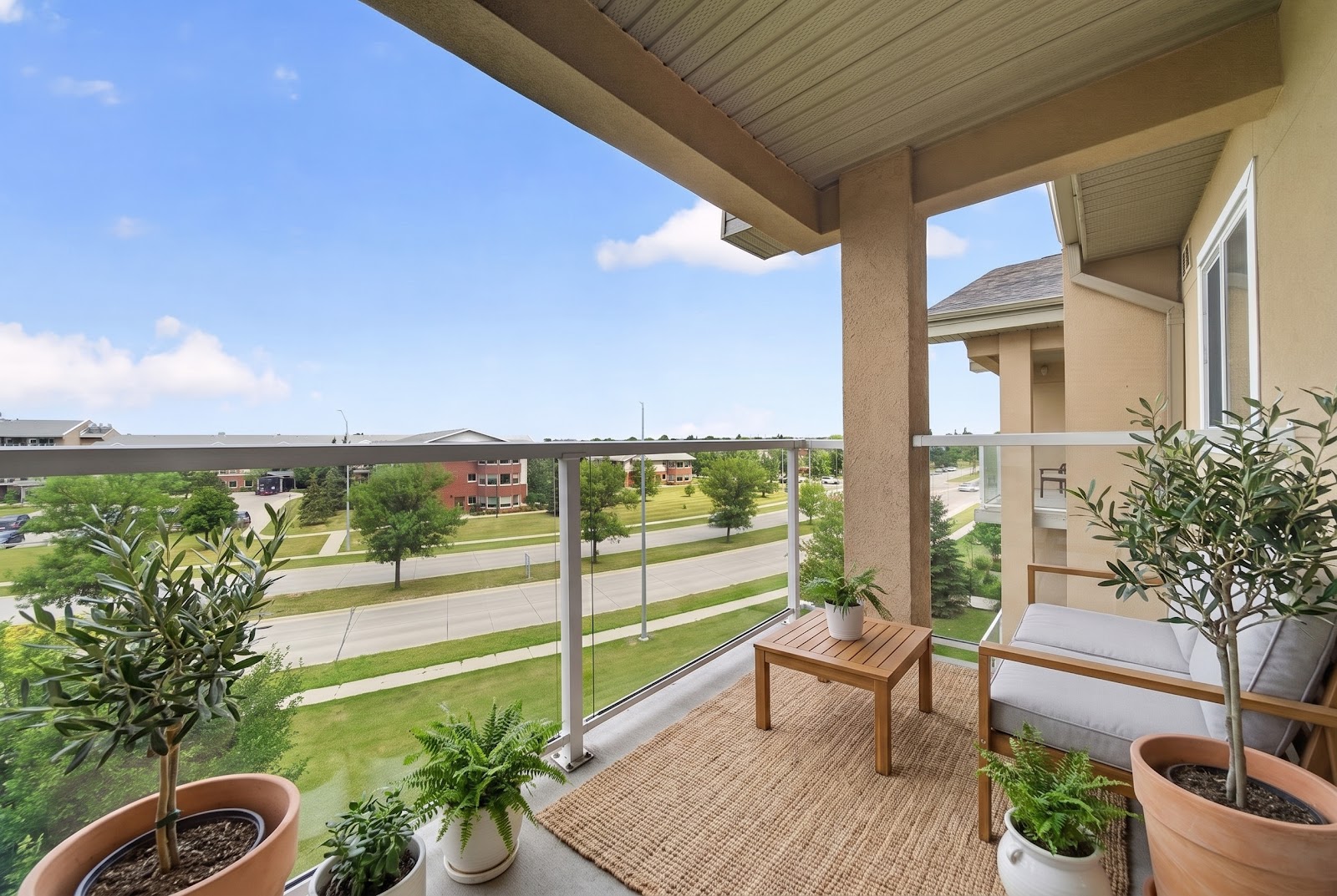 The balcony, staged