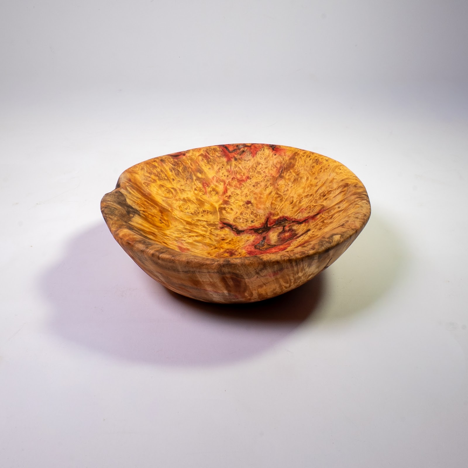 Manitoba Maple Burl Bowl - St. Boniface - 7" view 4