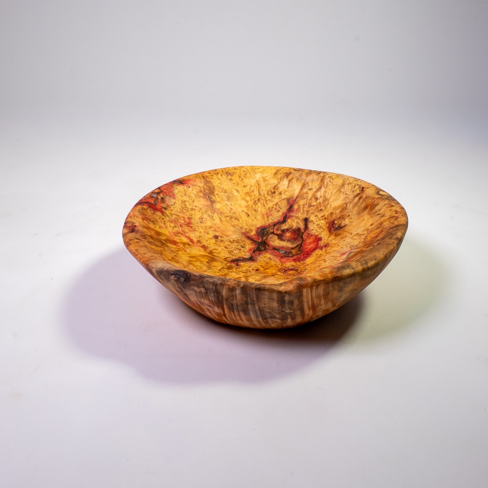 Manitoba Maple Burl Bowl - St. Boniface - 7" view 3