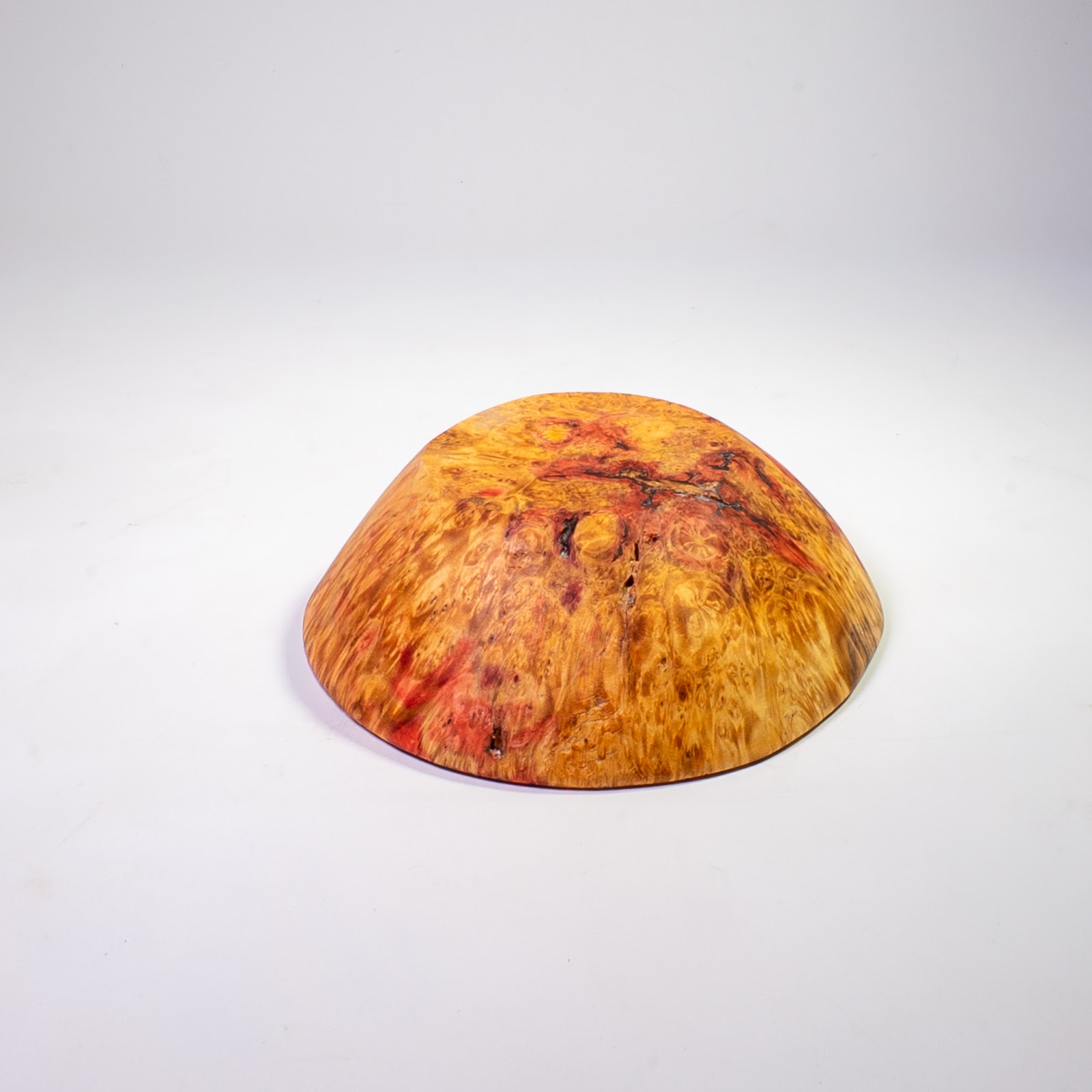 Manitoba Maple Burl Bowl - St. Boniface - 7" view 5