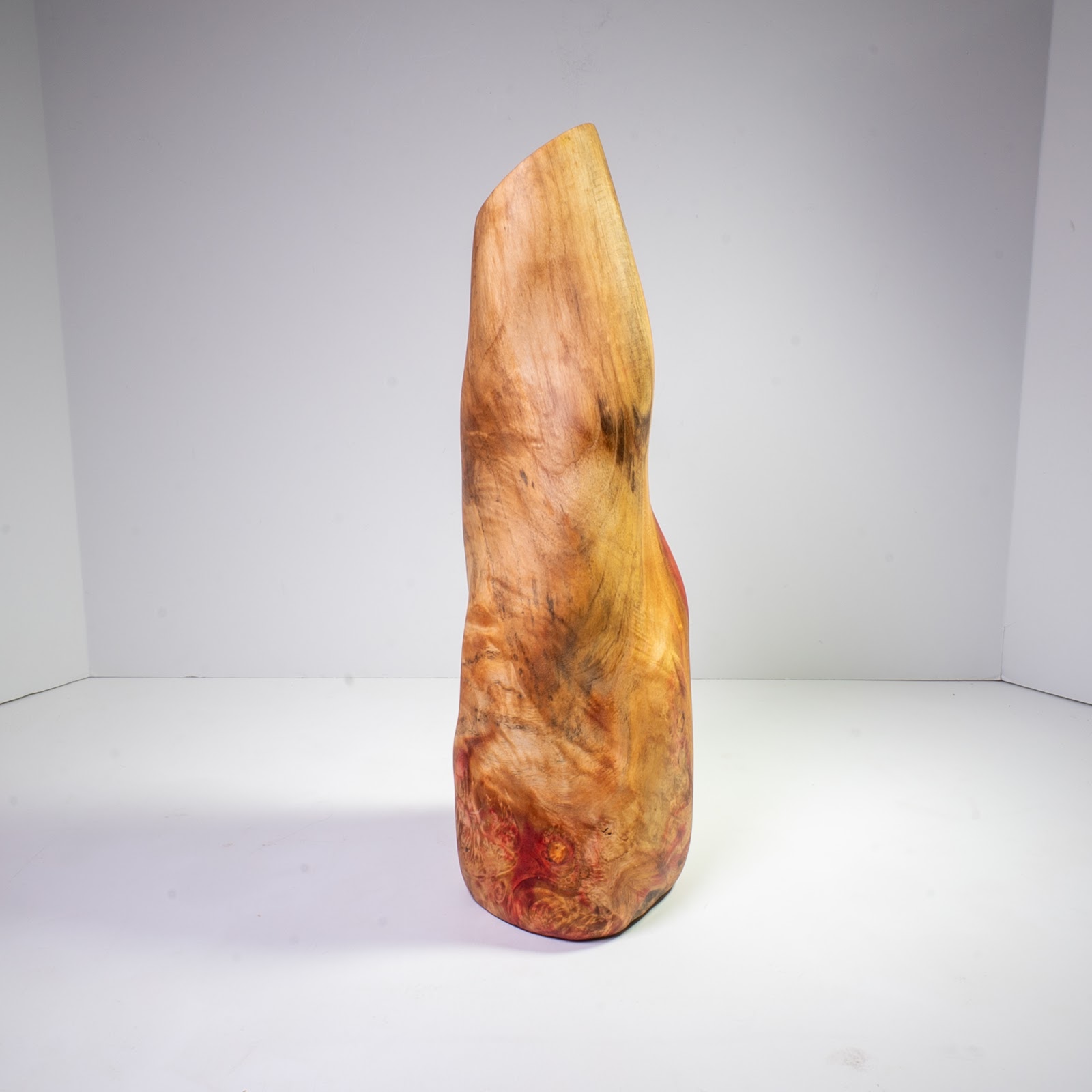 Manitoba Maple Burl Vase - St. Boniface - 13" view 2