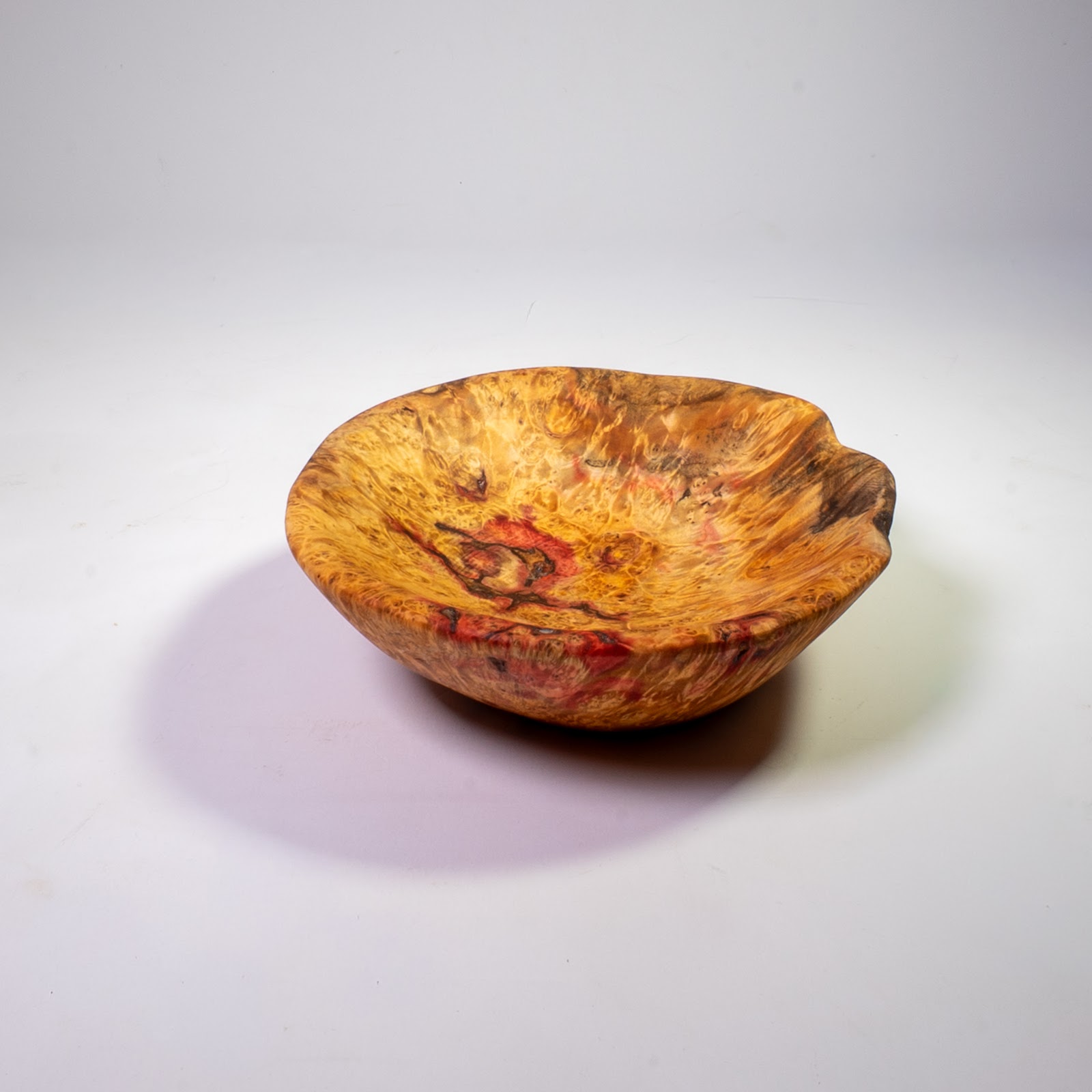 Manitoba Maple Burl Bowl - St. Boniface - 7" view 2