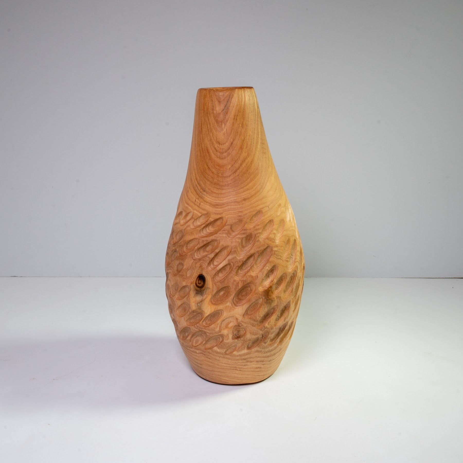 Textured Ash Vase - Gimli - 9" view 1